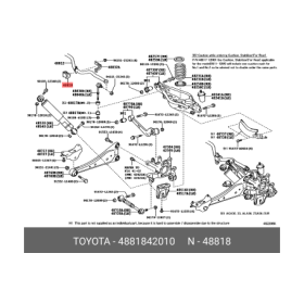 SILENT BLOC AR RAV4 2018-2024